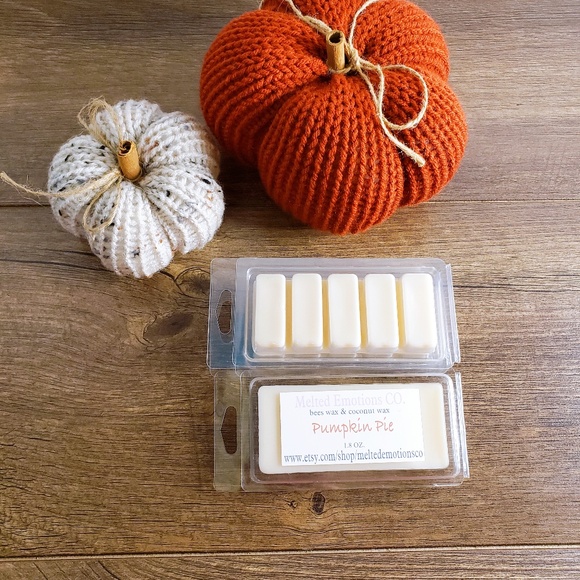 handmade pumpkin pie snap bar wax melts - Picture 5 of 6